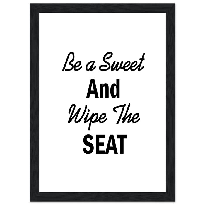 Premium Matte Paper Wooden Framed Poster