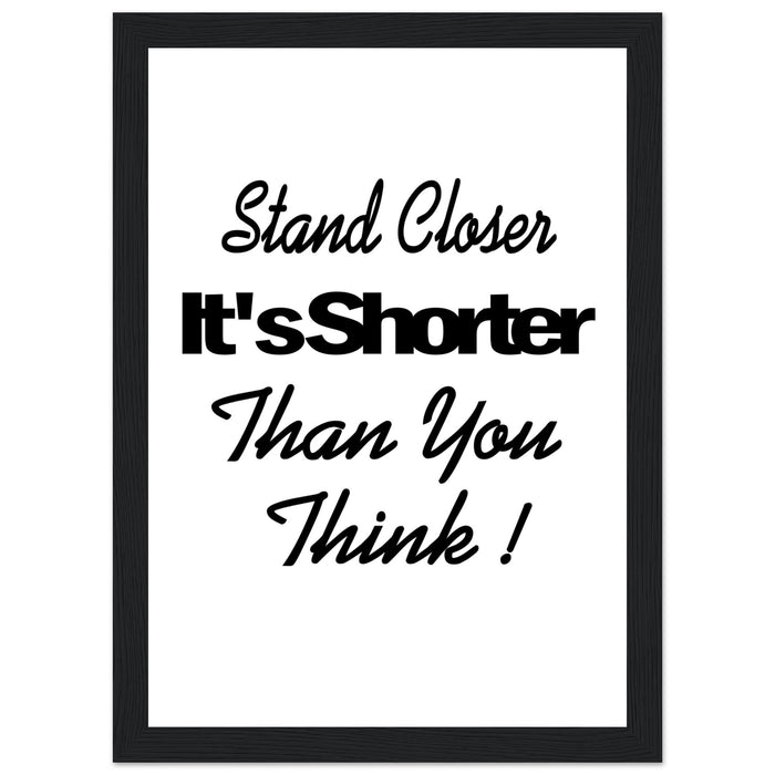 Premium Matte Paper Wooden Framed Poster